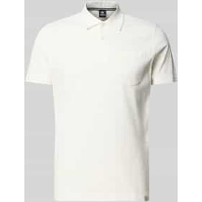 LERROS Poloshirt van jerseykwaliteit met borstzak, van puur katoen , Maat: S , Kleur: BROKEN WHITE , 100% katoen