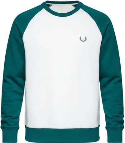 OMBRE Sweater - Regular Fit - Katoen - Lange Mouw Donkergroen S