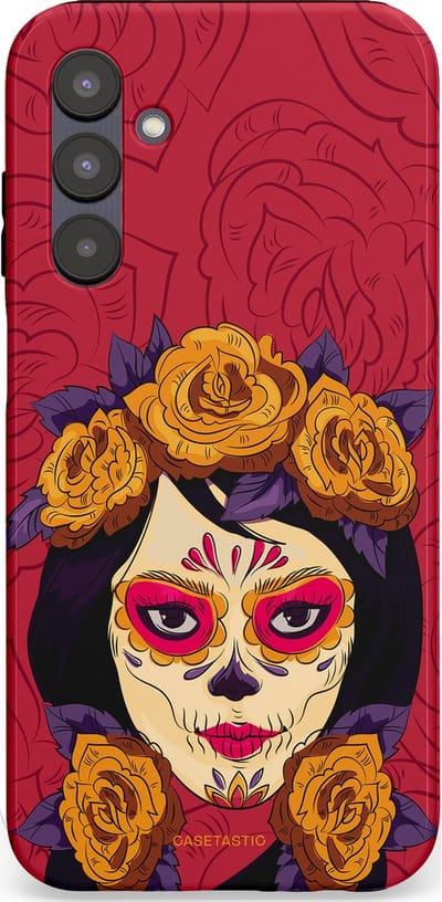 Casetastic Hoesje Geschikt voor Samsung A25 - Stijlvolle Beschermende Duo-layer Case - Middernachtmasker