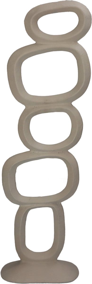 HD Collection Ornament Organisch Ivoor 15x7x47cm