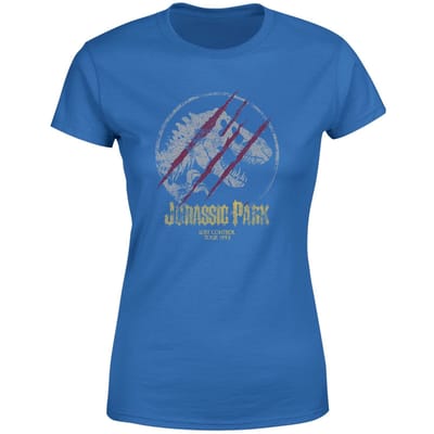 Jurassic Park Lost Control Women's T-Shirt - Blue - S