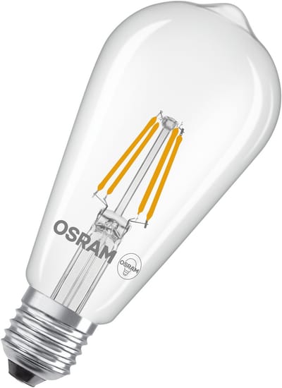 OSRAM LED lamp Star Edison ST64 40 Filament, 2700 K warm wit, 3,4 W, E27, helder, 470 lm, 15.000 h, voor hanglampen, vintage look, decoratief