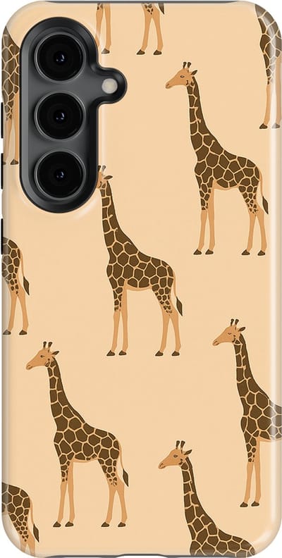 DripCase Luipaard Hoesje Samsung Galaxy S24 | Backcover met Mag | Hoesje met Dierenprint Samsung Galaxy S24 Giraffe