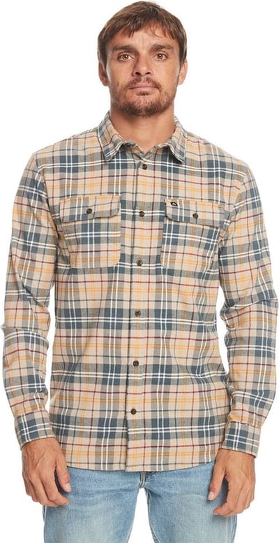 Quiksilver Spey Bay Overhemd Met Lange Mouwen Veelkleurig M Man