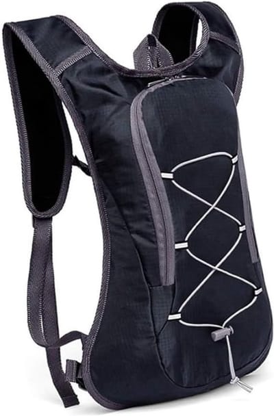 Professionele Hardloop Rugzak – Running Backpack – Waterdichte Sportrugzak – 2L Inhoud – Lichtgewicht – Zwart