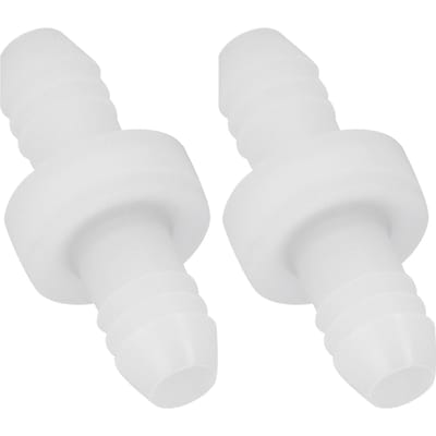 2 Pcs Clapet Anti-Retour 3 8in 10mm Plastique 1 Sens Eau Non Retour pour Compresseur d'Air Pompe d'Aquarium Carburant Gaz Liquide Air CDDV6