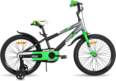 Kinderfiets - Jongensfiets Meisjesfiets - Leren Fietsen - Dubbel Remsysteem - 20 inch - Groen