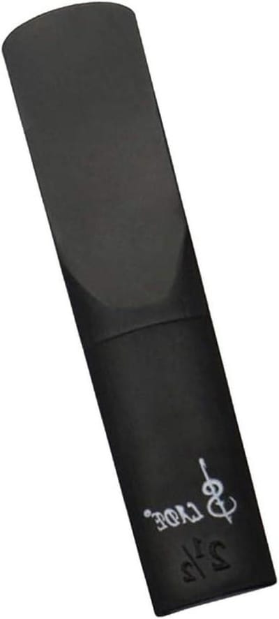 Altsax Riet - Synthetisch Riet - Saxofoon Spelen - Hoogwaardig Kunststof - 71 x 16 x 3 mm - Zwart