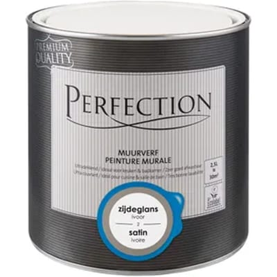 Perfection Ultradekkend Muurverf - Zijdeglans - Ivoor - 2,5l