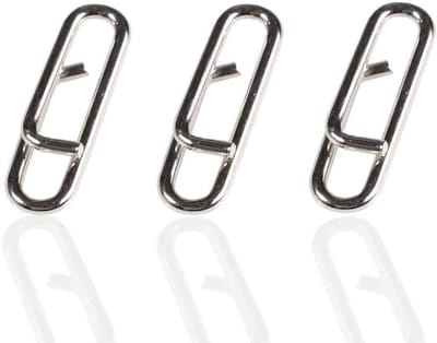 Dailygoods- Power Clips 100 Stuks - Snelle Snaps - Vissen - Licht Tackle - Vliegvissers - Duurzaam Metaal - Maximale Sterkte - Visclips