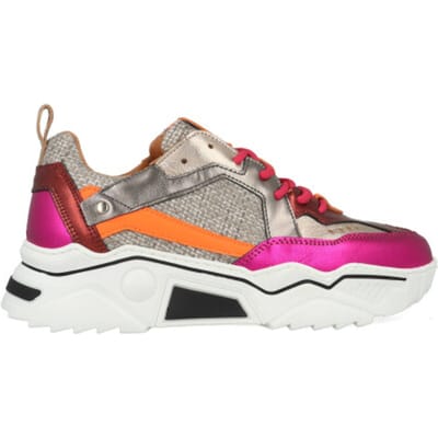 Dames Sneakers Dwrs Pluto Steel Fuchsia Oud-zilver - Maat 37