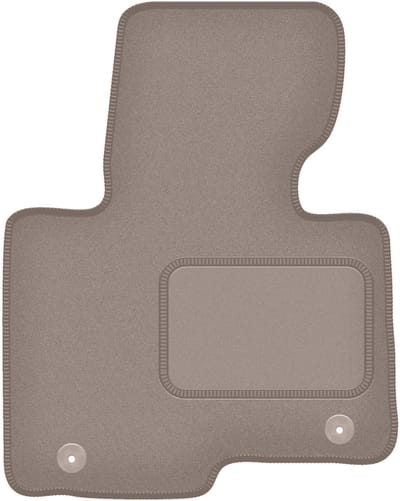 Beige bestuurdersmat voor: Kia Carens IV minivan (2013-2018)