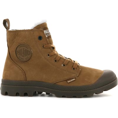 PALLADIUM Pampa HI ZIP WL - Heren Winter Laarzen Boots Schoenen Leer Bruin 05982-257-M - Maat EU 40 UK 6.5