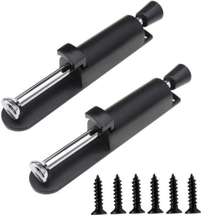 Allecto - Zwarte Deurstoppers - Kick Down Deurstoppers - Heavy Duty