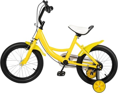 16 inch Uniseks Kinderfiets voor Jongens en Meisjes met Afneembare Stabilistor