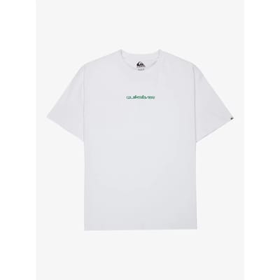 Quiksilver Fractured Wave T-shirt Met Korte Mouwen Wit S Man