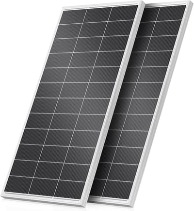 Zonnepaneel Set - PV Module - Energie Opwekken - 12 Volt Systeem - 67x134cm - Zwart