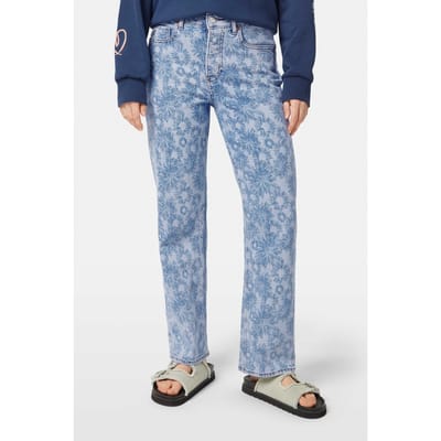 Scotch & Soda Sky High Rise Straight Jeans Abstract Floral Abstract Floral Taglia: W25L32 | Pantaloni da completo Outlet | Donna