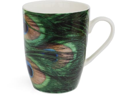 Servies Mok Porselein 310 ml – Pauwenveren – Museum Editions