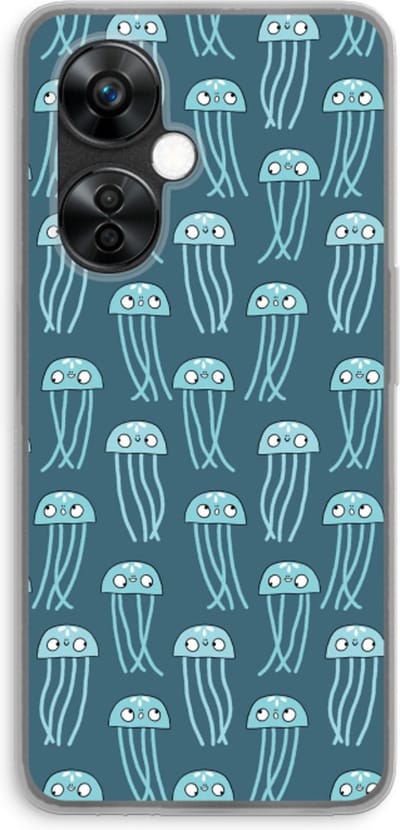 Case Company® - Hoesje geschikt voor OnePlus Nord CE 3 Lite hoesje - Kwallie - Soft Cover Telefoonhoesje - Bescherming aan alle Kanten en Schermrand