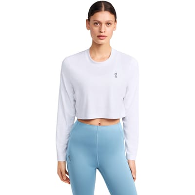 On Active Lg-t Crop Graph 1 W White Size: M | Long-Sleeved Tops Outlet | Dames | Wit