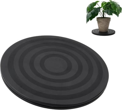 360° Rotating Stand Lazy Susan Turntable voor TV, Computer en Sculpturen - Stevige Stalen Draaiplateau voor Bonsai en Pruning