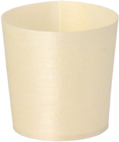 50 Fingerfood - Schalen, hout pure rond Ø 4,5 cm · 4,5 cm