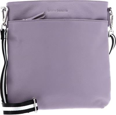 bruno banani Leren Schoudertas Crossbody Bag Lilac Paars