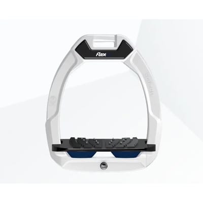 Veiligheidsstijgers Paardrijden Incliné Ultra Grip Wit/Zwart/Marine Flex-On Safe-On