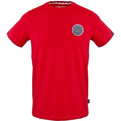 Aquascutum Heren London Circle Logo T-Shirt (Rood)