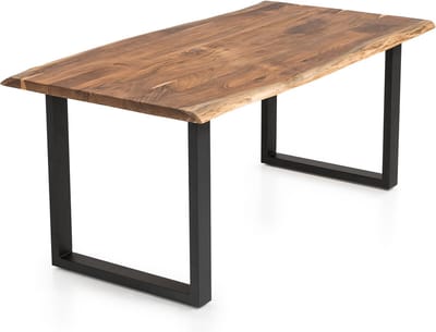 Eetkamertafel Lorenzo Acacia - Rechthoek - 180x90cm - Hoogte 76.5 cm