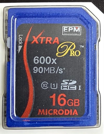 Snelle 16GB SDXC Geheugenkaart voor Foto en Video