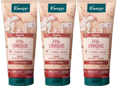 Kneipp Douchegel Me Unique - Warm - Elegant - Zacht - 3x 200 ml