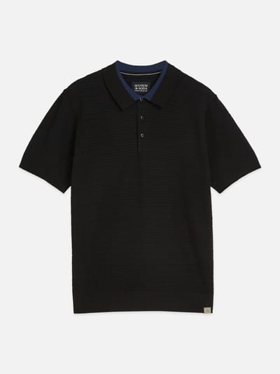Scotch & Soda Structured Knitted Regularfit Polo