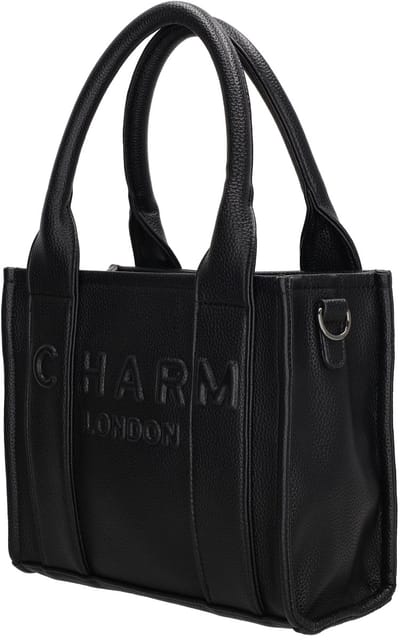 Charm London Bond Handtas - Stijlvol - Schoudertas - Crossbody - Schouderband - Praktisch - Zwart