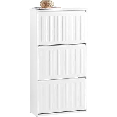 SoBuy Schoenenkast - FSR165-H-W - MDF - Max. 26kg. - 61x26x120cm - Wit