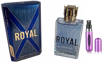 Omerta - Royal X - Eau de Toilette - 100 ml inclusief hervulbare tasverstuiver (willekeurige kleur)