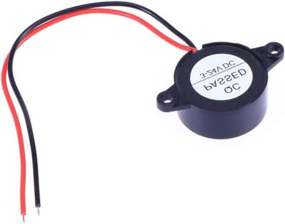 Elektronische Zoemer - Alarm Geluid - Industrieel Gebruik - Compact Enclosed - 2.2 x 2.2 x 1 cm - Zwart