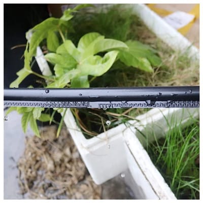 Druppelslang - Irrigatieslang - Planten Water Geven - PE-bestendig Materiaal - 100 meter - Zwart