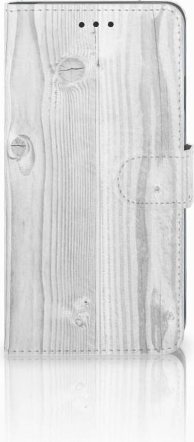 Apple iPhone Xs Max Book Style Case White Wood
