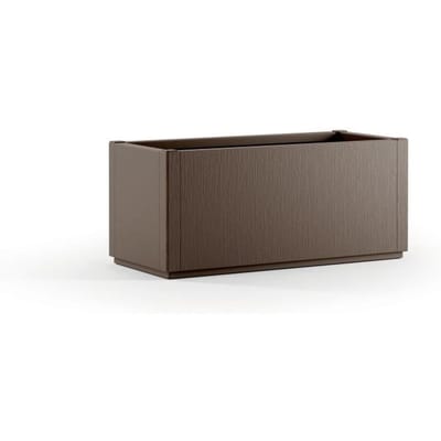 STEFANPLAST Bac a fleur/Jardiniere ETHICA rectangulaire 80 cm - 80x36x35cm - Taupe