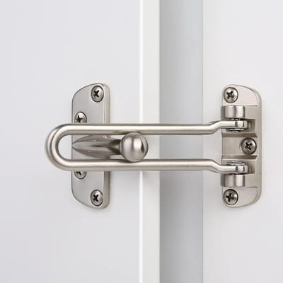 REN® Deurslot Buitendeur - Deurslot - Deurslot Binnendeur - deurklink wit - afsluitbare deurkruk - Zilver - ‎14cm x 10cm x 5cm; 190 g
