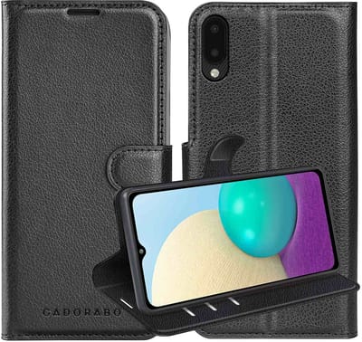 Cadorabo Hoesje geschikt voor Nokia 8,3 in PHANTOM ZWART - Beschermhoes met magnetische sluiting, standfunctie en kaartvakje Book Case Cover Etui