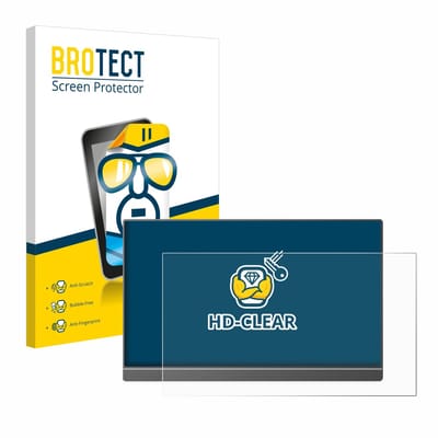 BROTECT - Screenprotector voor Arzopa Z1FC 16.1" - Folie Beschermfolie transparant