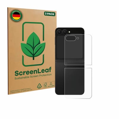 2 Stuks Screenprotector voor Samsung Galaxy Z Flip 7 FE (Achterkant) - Hoogwaardige Beschermfolie transparant