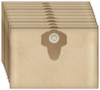 10x Dparts stofzuigerzakken geschikt voor Parkside en Einhell - voor Lidl PNTF 23 - PTS 250 - PNTS 1250 - 1300 - 1400 - 1500 series - nat droog stofzakken