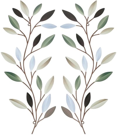 Dailygoods- Muurdecoratie Metalen Blad Kunst - Wanddecoratie Slaapkamer - Wanddecoratie Kantoor - Wanddecoratie Kleurrijk - Wanddecoratie Duurzaam - Uniek Ontwerp