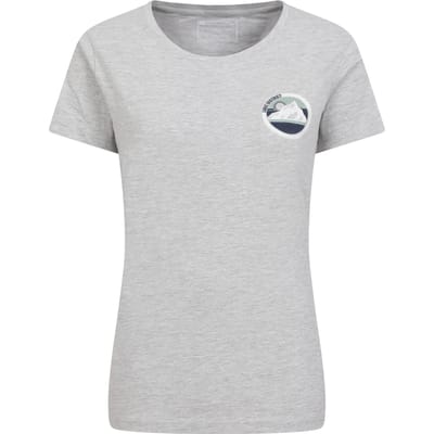 Mountain Warehouse Dames/Dames Lake District Tree Ring Organic T-shirt (Grijs)