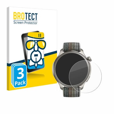 Screenprotector 3 Stuks voor Huami Amazfit Balance Beschermglas transparant