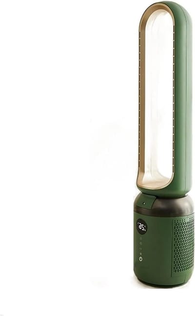 Bladloze Ventilator - Torenventilator Luchtreiniger - Frisse Lucht Creëren - Zesvoudige Zuivering - 120-140cm Hoog - Groen